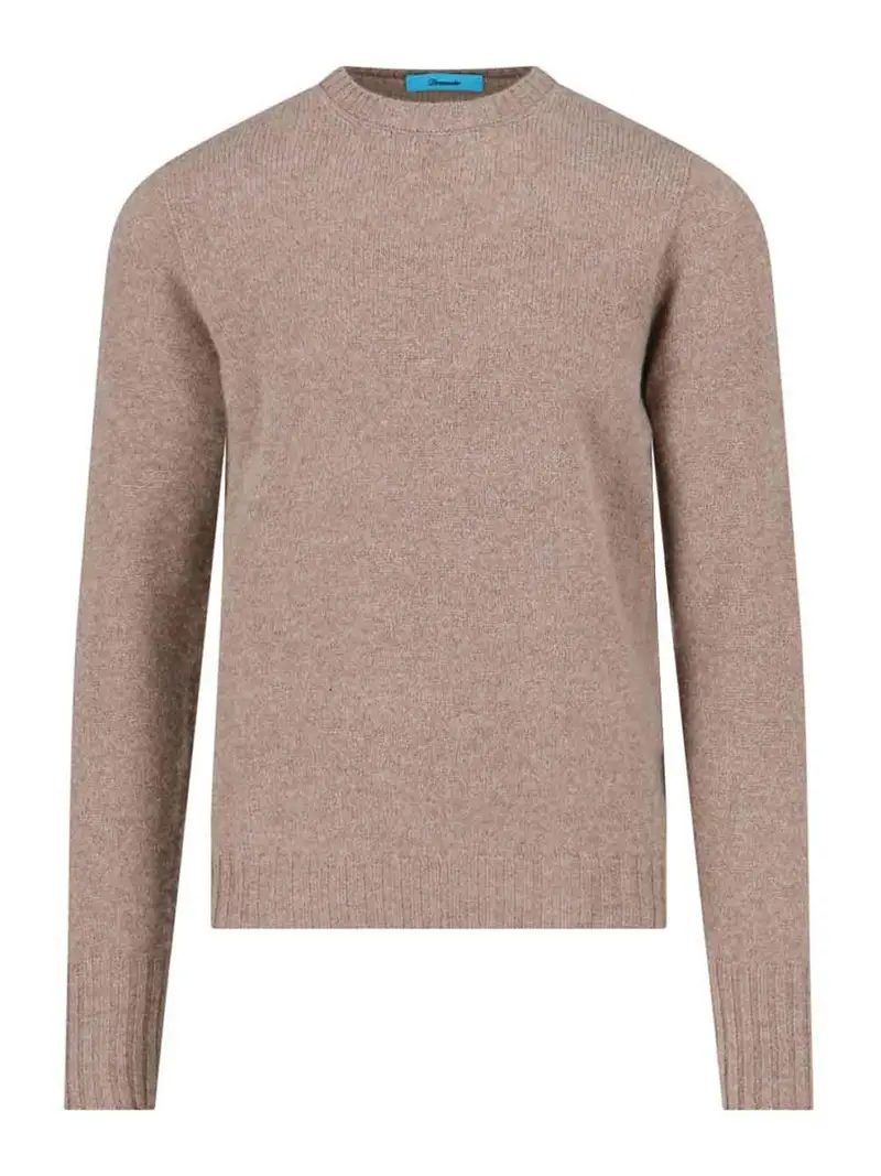 Maglione Girocollo Beige
