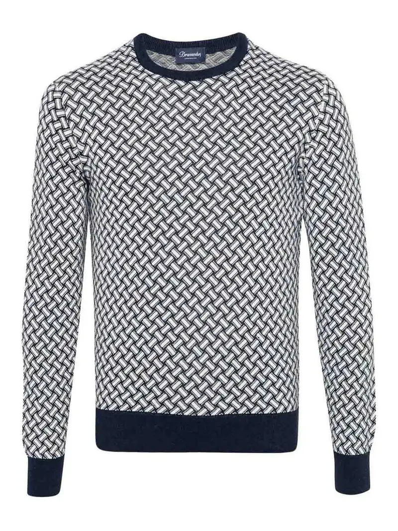 Maglione Girocollo Blu