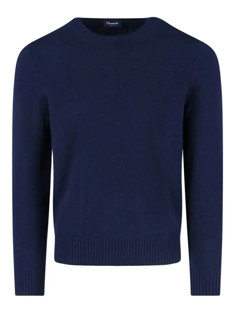 Maglione In Cashmere Blu
