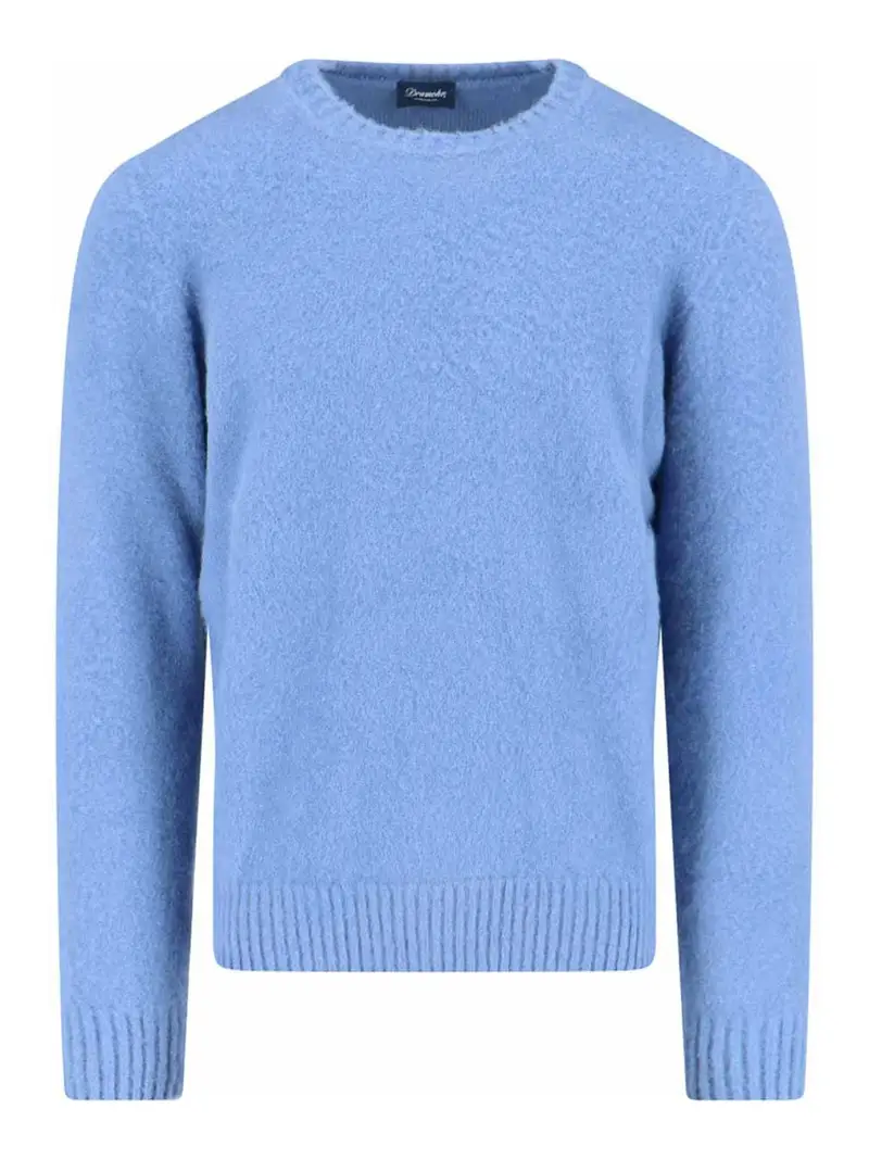 Maglione In Cashmere Blu