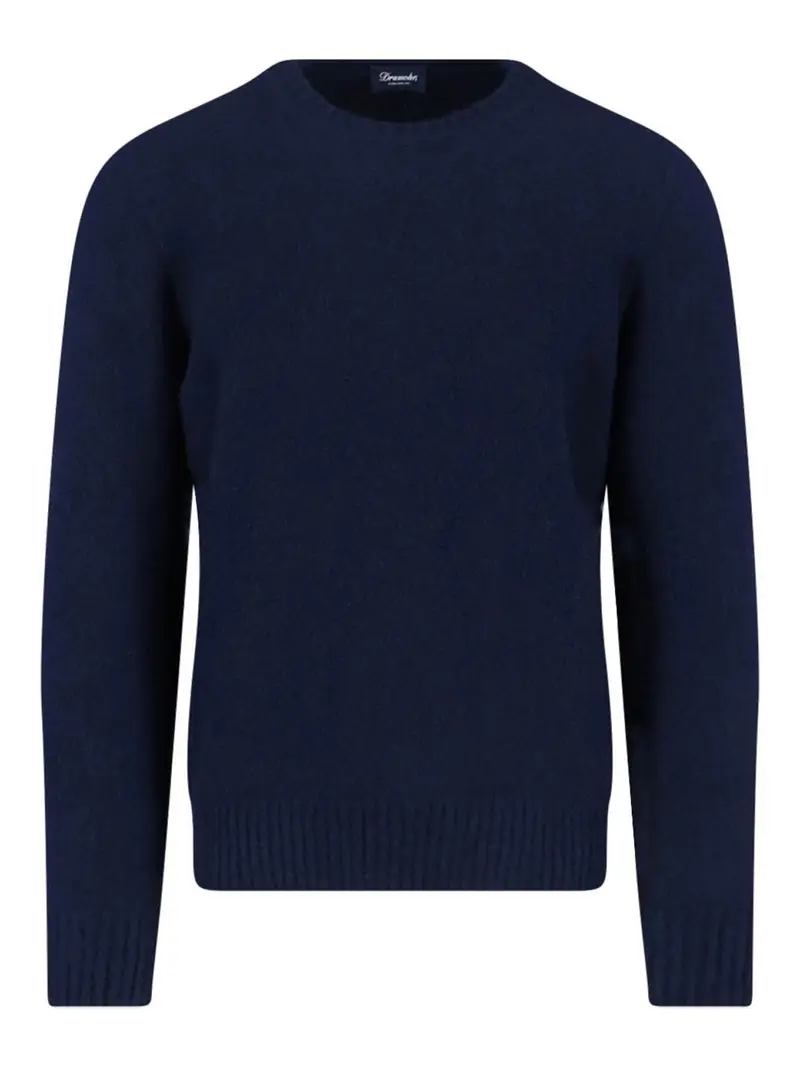 Maglione In Cashmere Blu