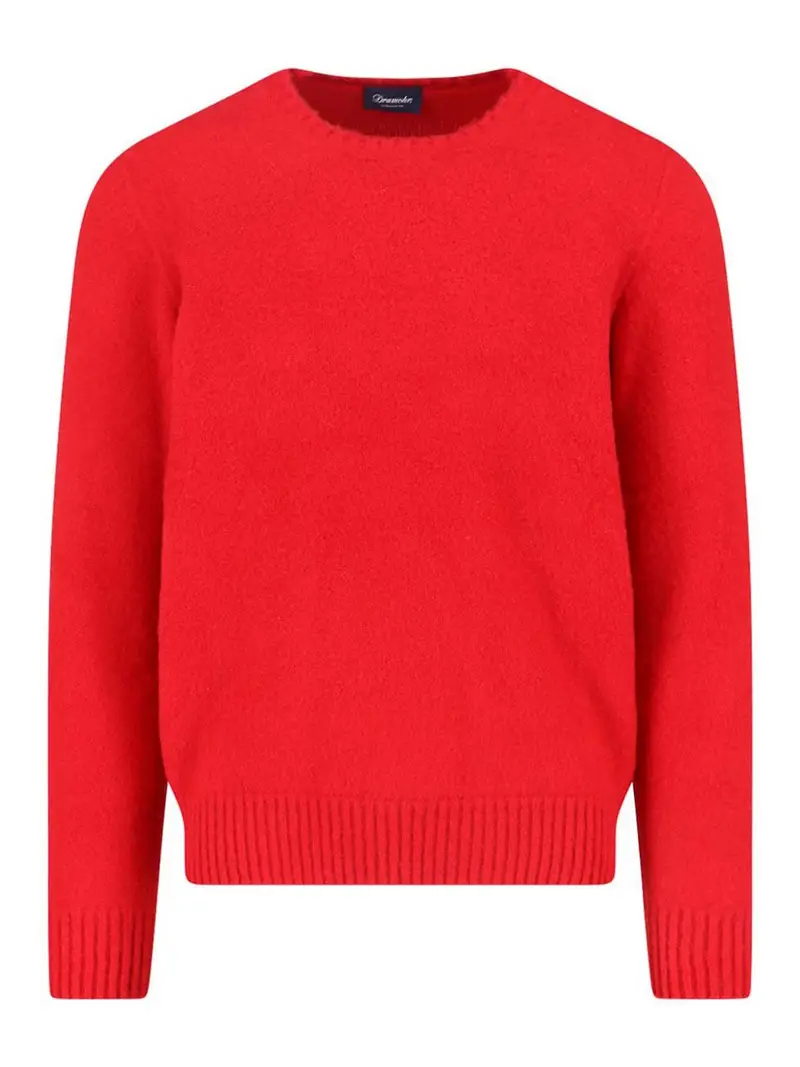 Maglione In Cashmere Rosso