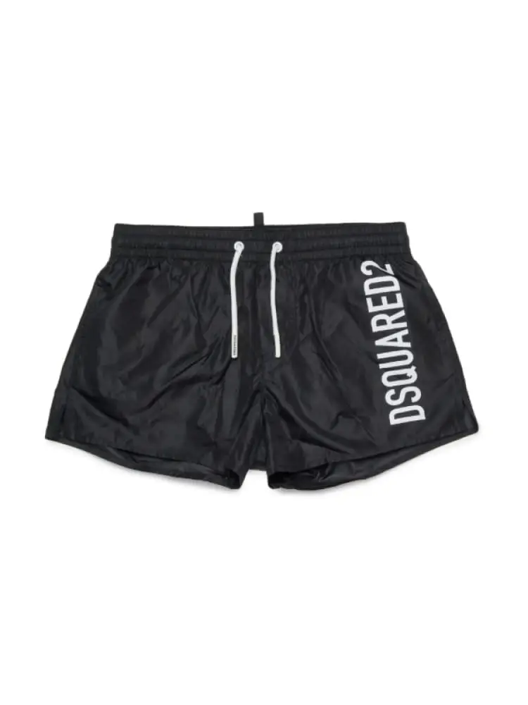 costume da bagno kids/junior nero con logo