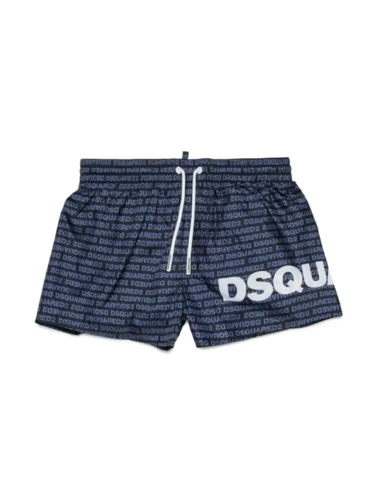 costume da bagno kids/junior nero con logo