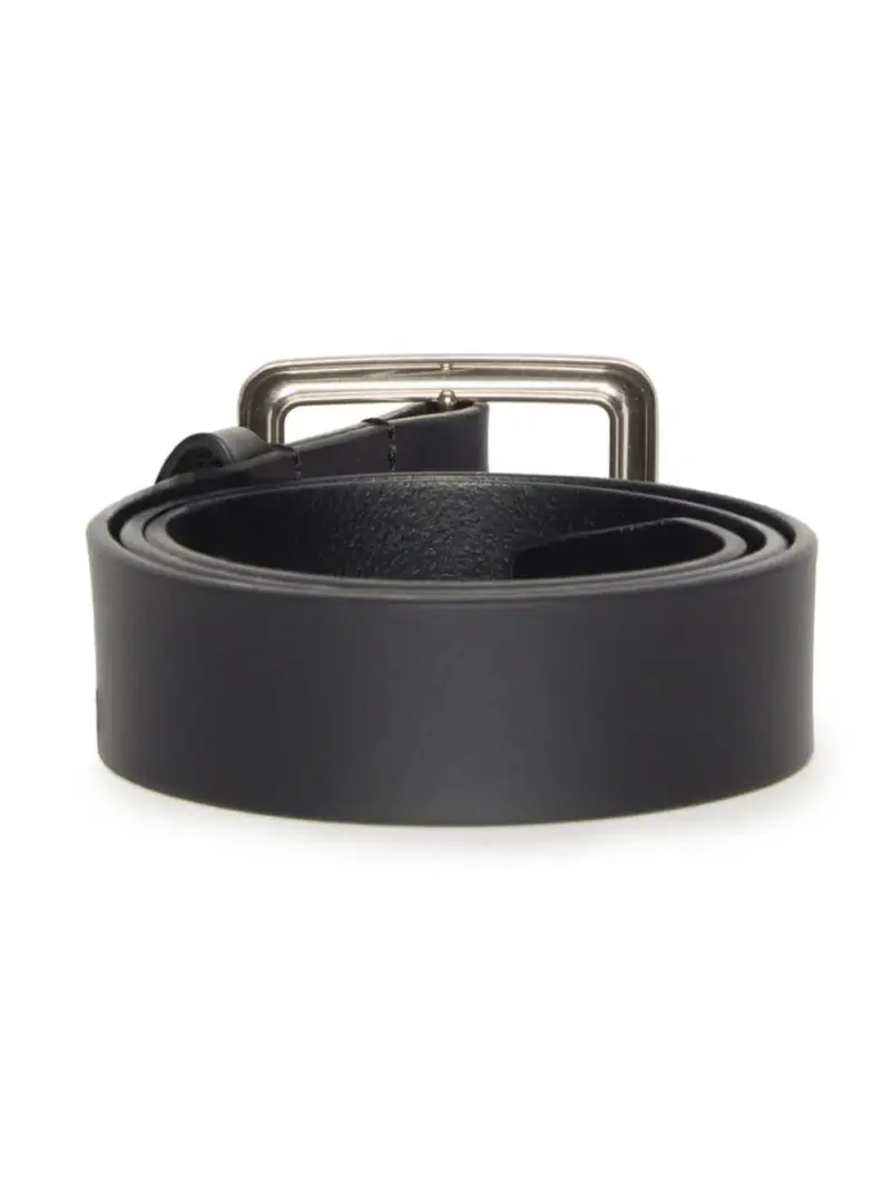 Cintura Unisex Bambino Nero Pelle bovina miniatura 2