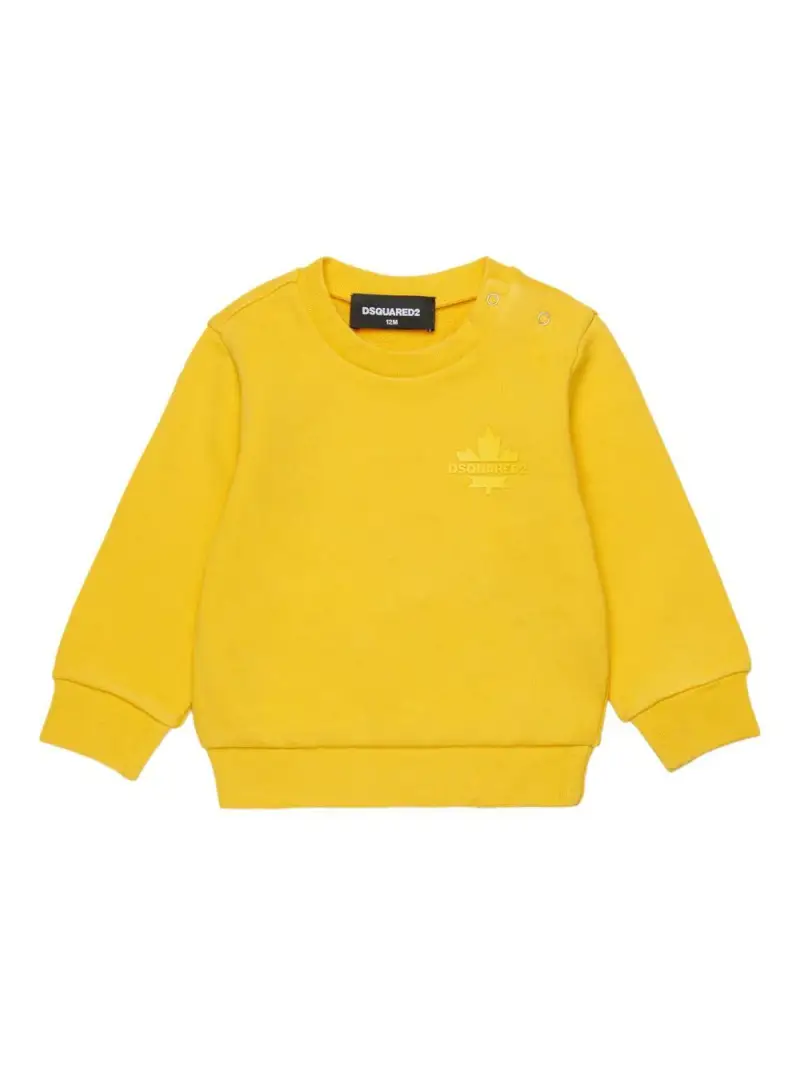 Felpa Leggera in Cotone Gialla