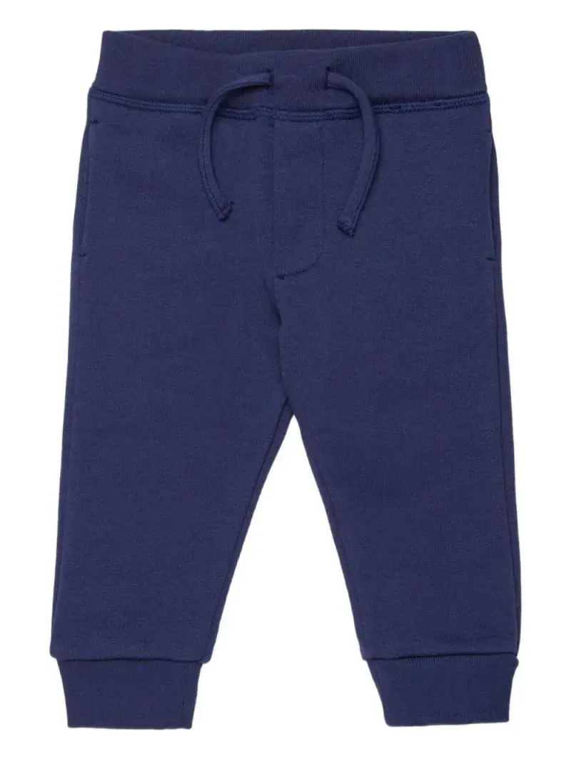 Dsquared Kids Pantaloni Sportivi Blu in Cotone