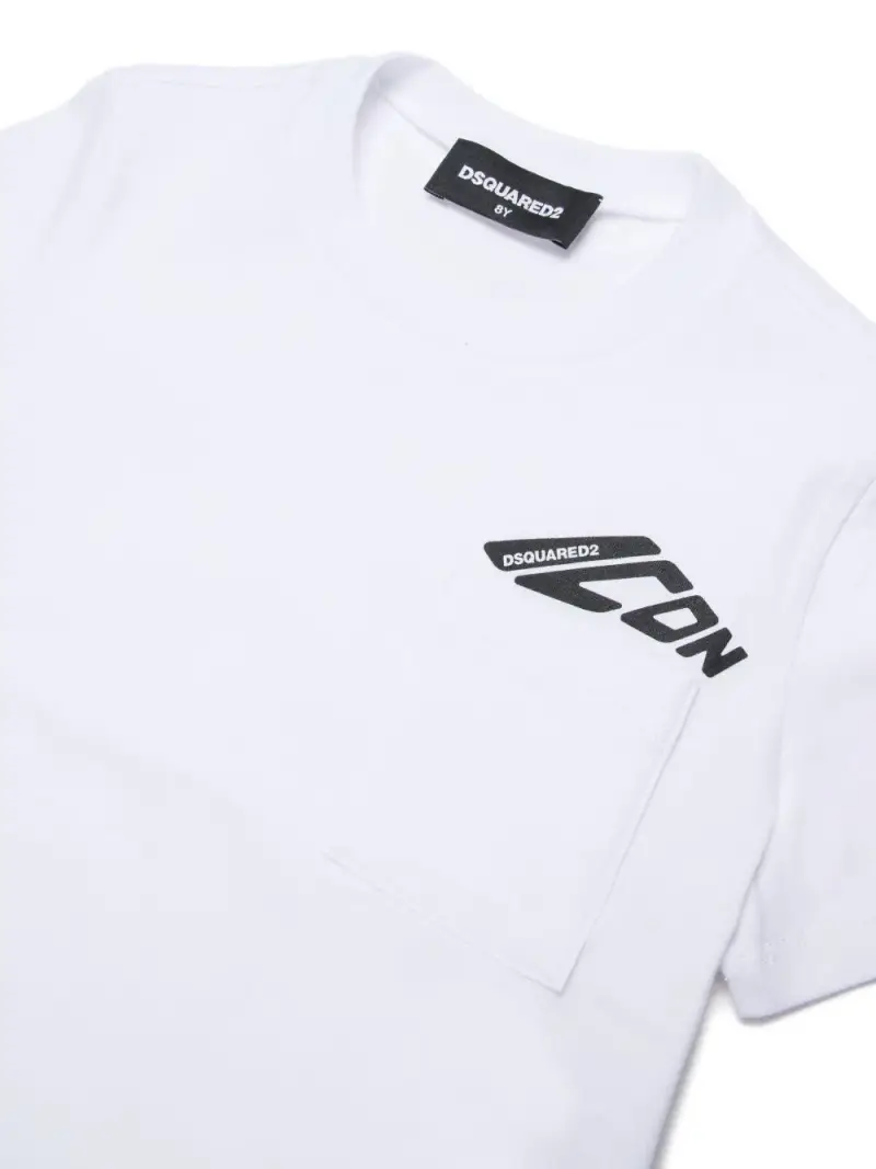 DSQUARED KIDS T-shirt Bianco 3872398 miniatura 2