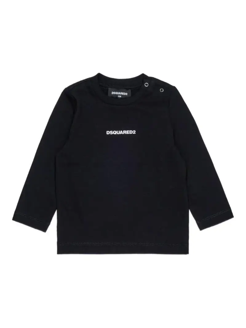 T-shirt con Logo Nero