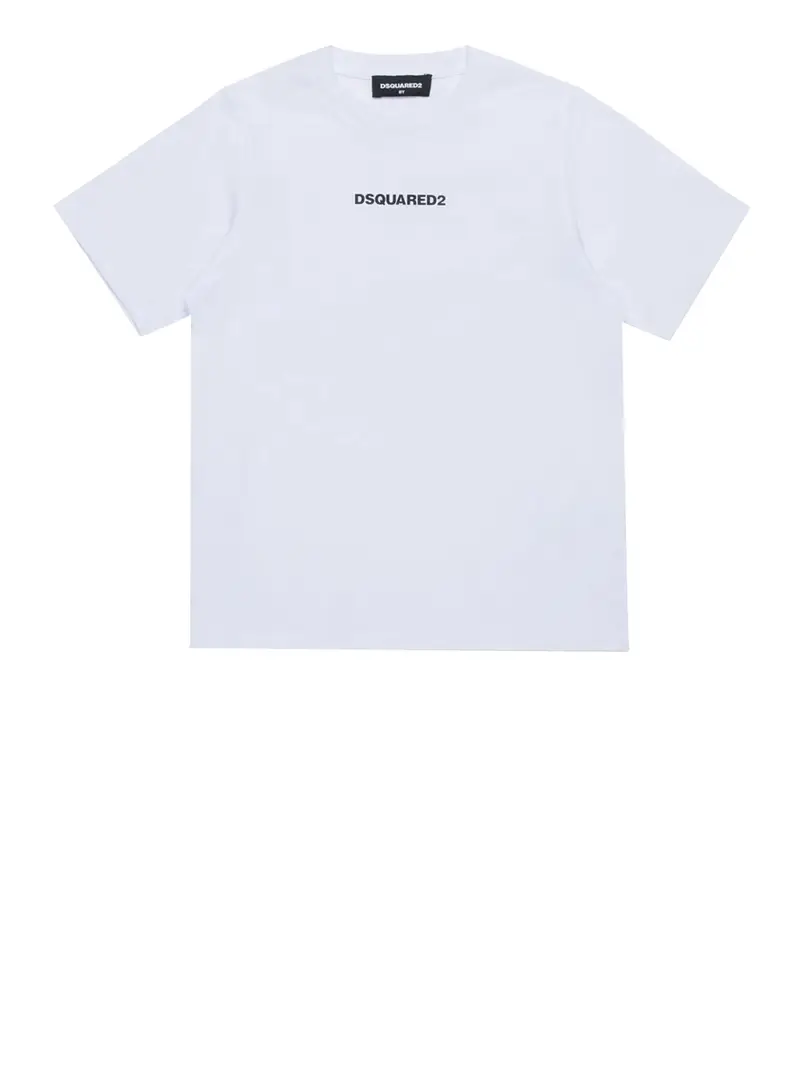 t-shirt dsquared2 da bambino - bianco