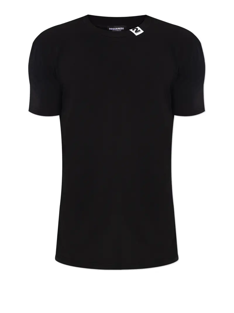 t-shirt dsquared2 da uomo - nero