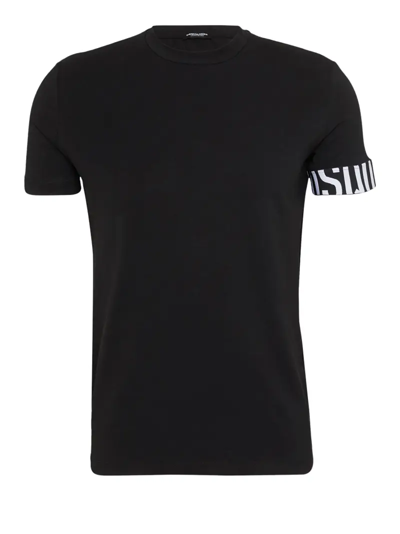 t-shirt dsquared2 da uomo - nero