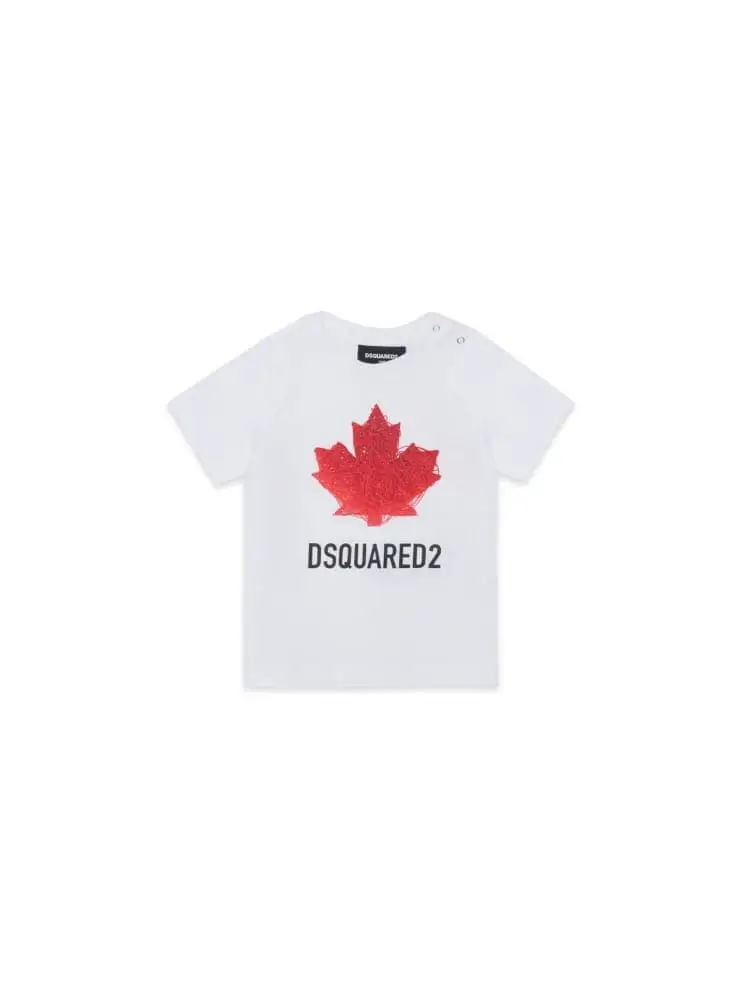 Dsquared T-shirt Bianco 4369589