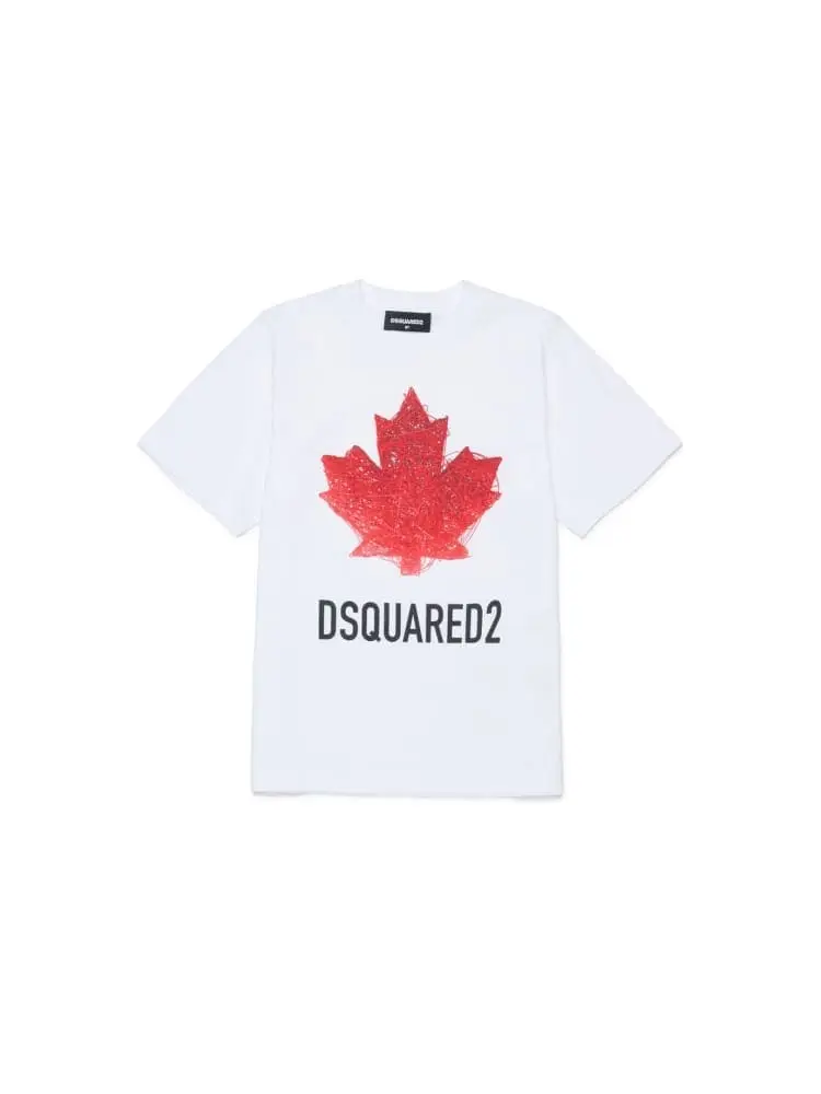 Dsquared T-shirt Bianco 4340797