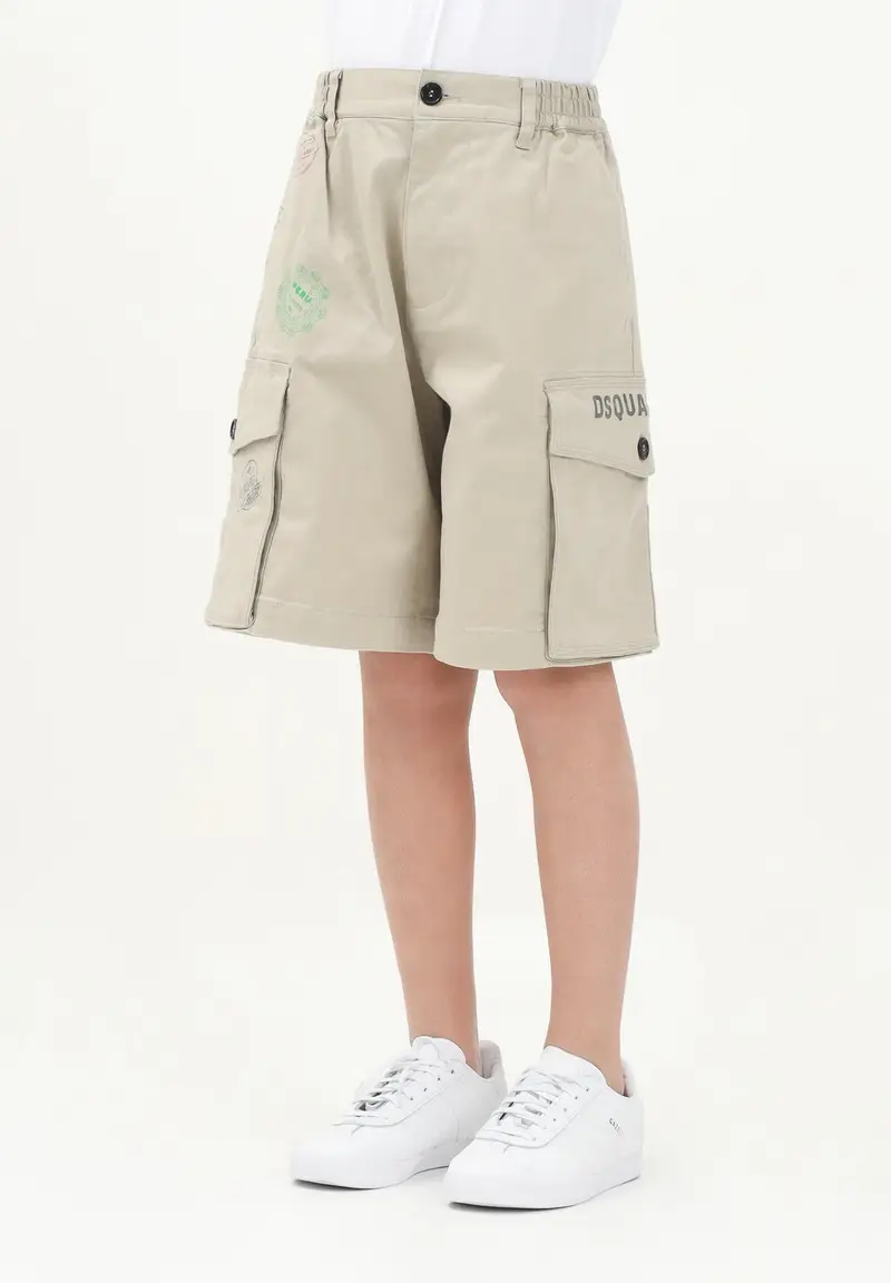 Dsquared2 Bermuda Donna Beige 917398 miniatura 3