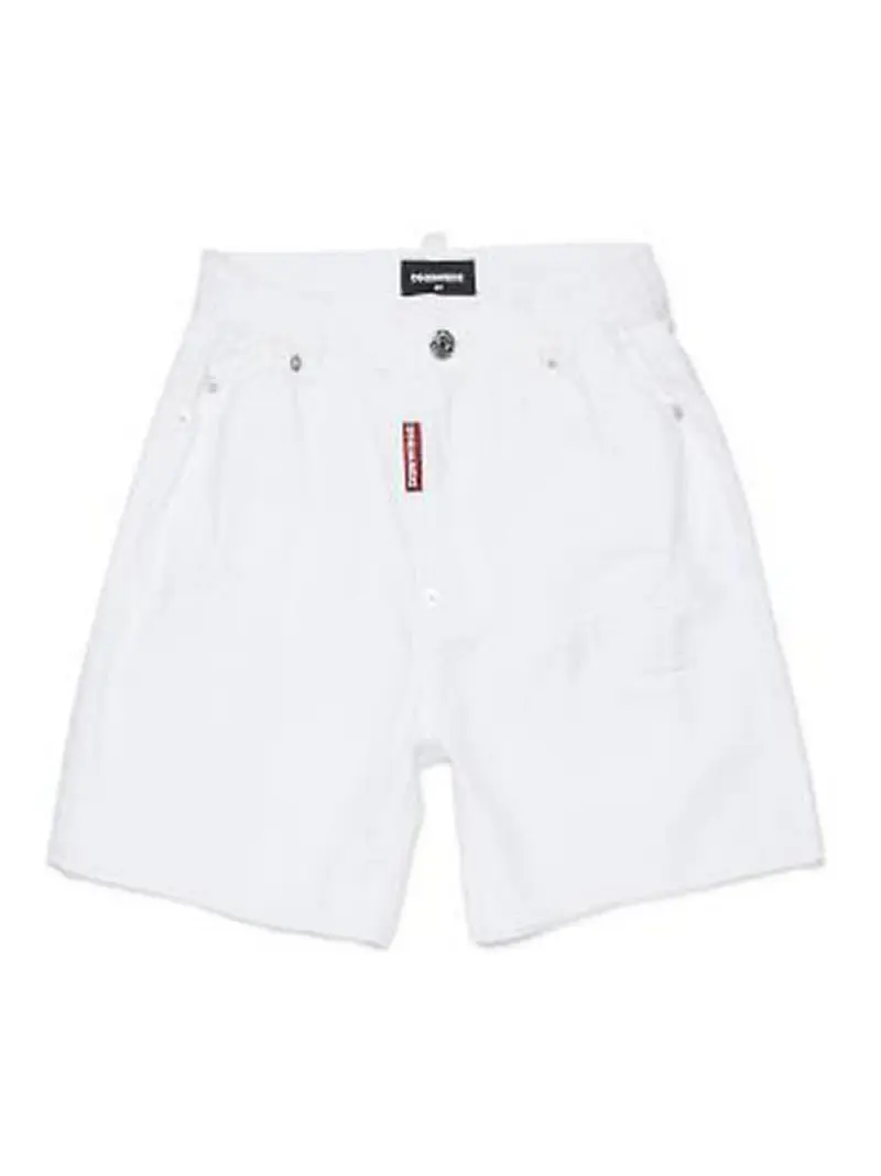 Bermuda Con Logo Bianco