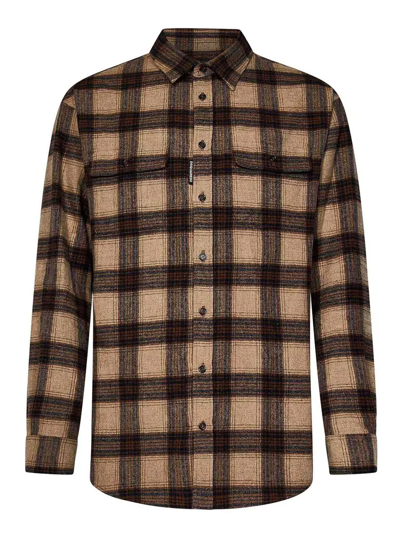 Camicia canadese Beige