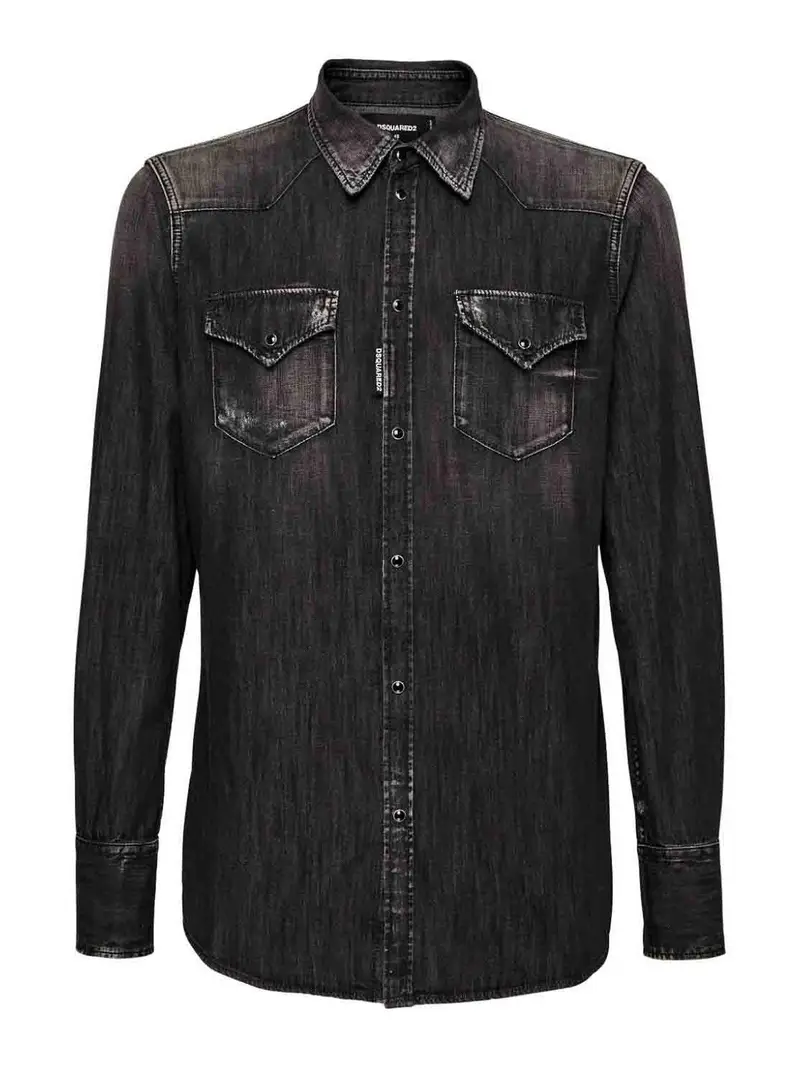 Camicia Classic Western Nero