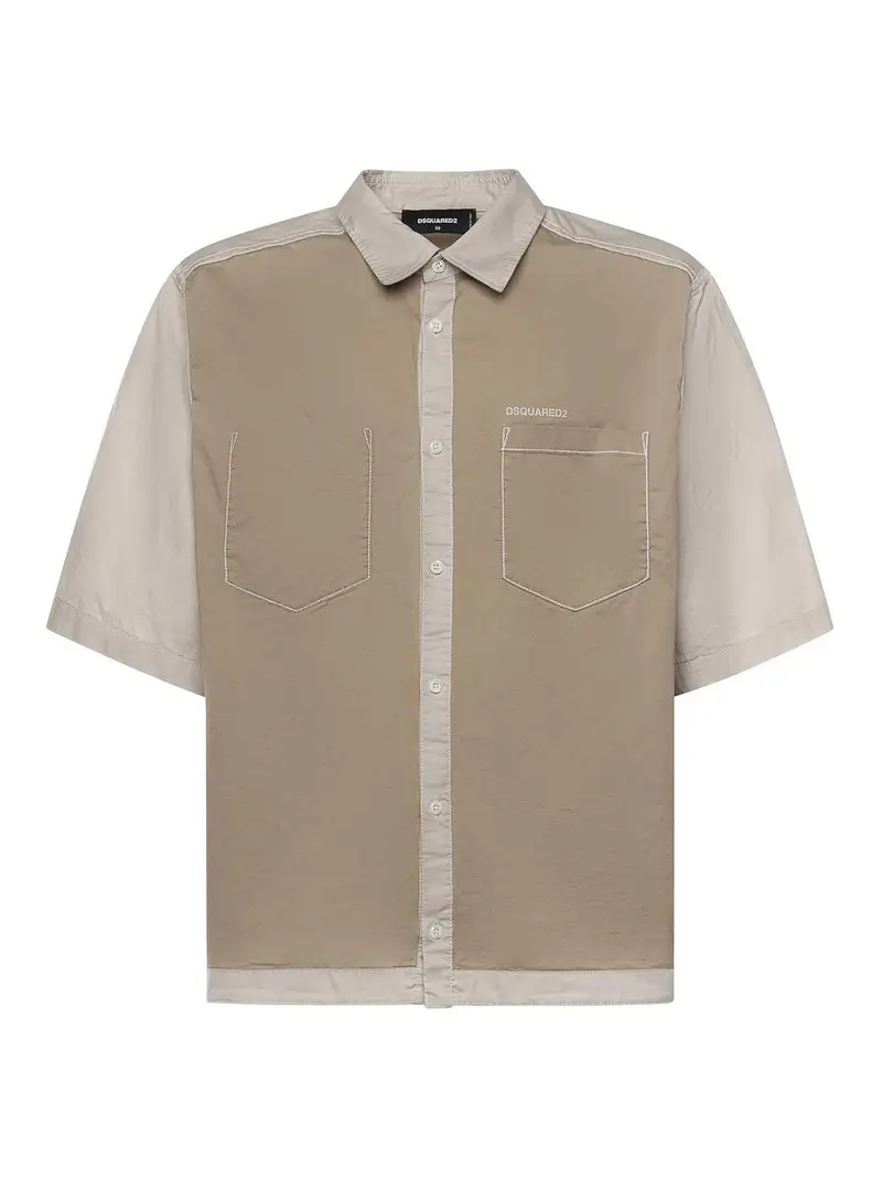Camicia in cotone Beige