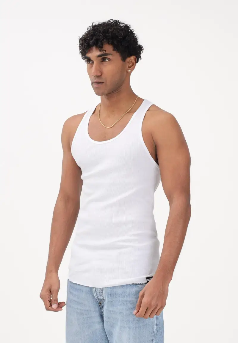 Canotta bianca da uomo