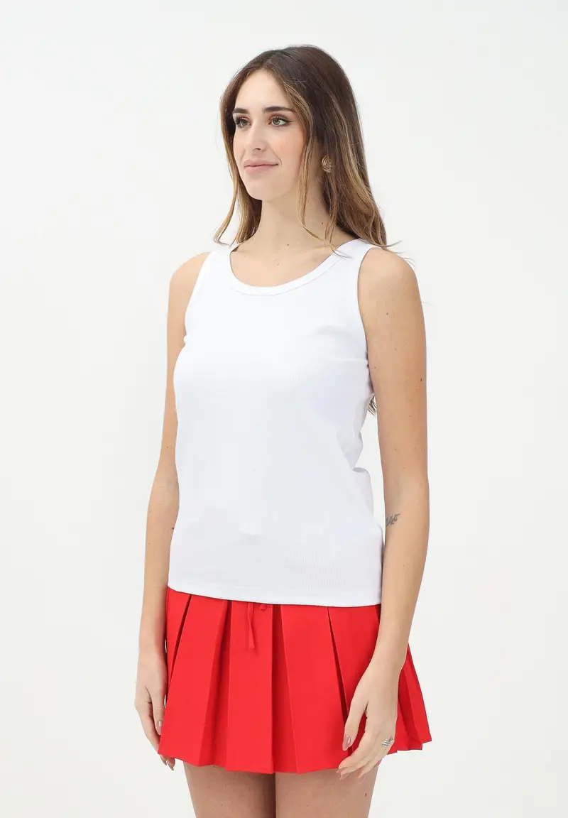 DSQUARED2 Canotta bianca per donna, ragazzi e bambini con stampa logo