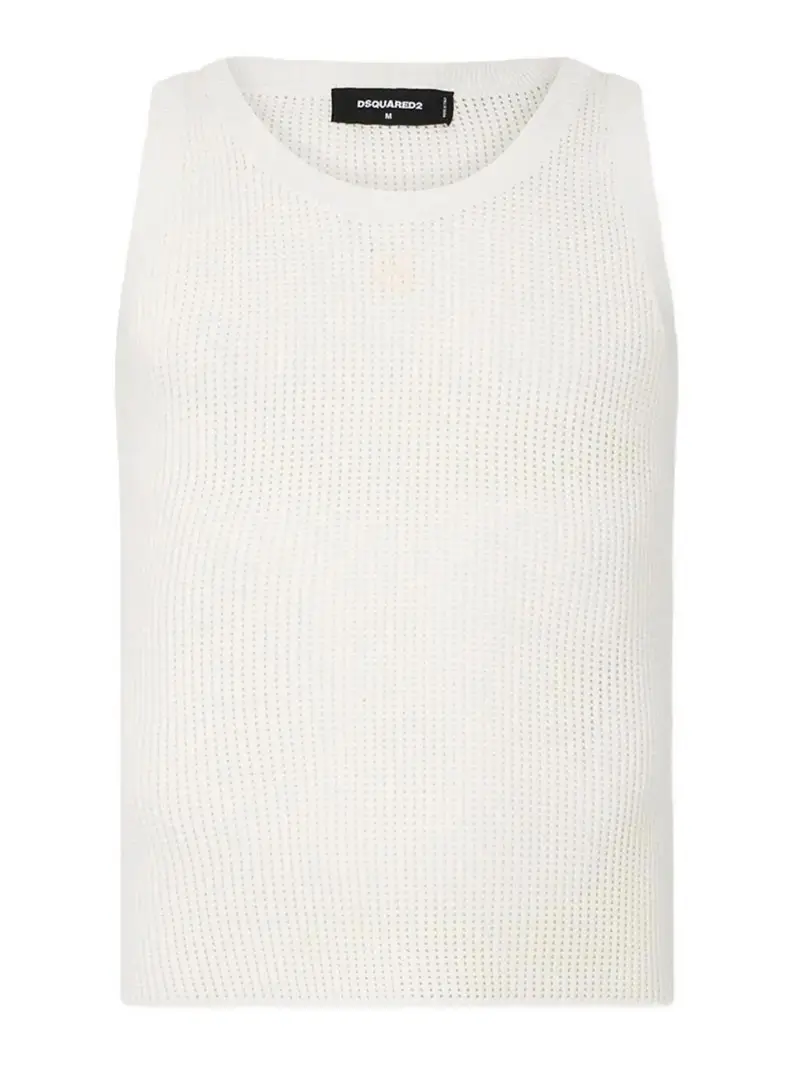 Canotta in maglia Crema