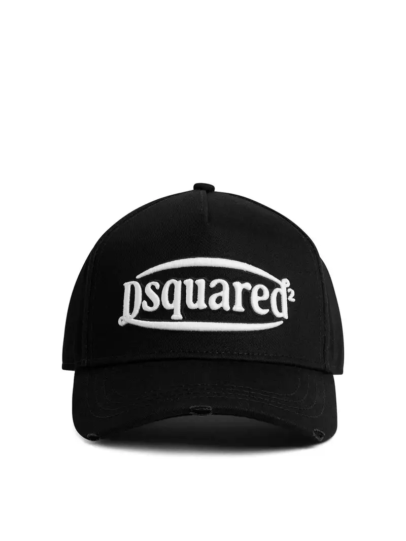 Cappello con logo Nero