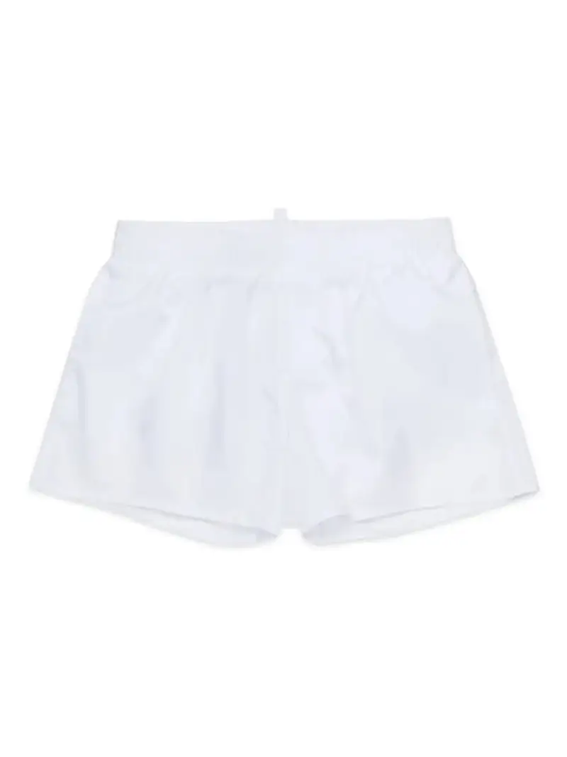 Dsquared2 costume bianco bambino maxi logo sul retro