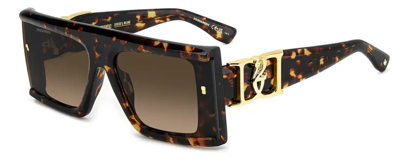 Dsquared2  D2 0169/S 086/HA Occhiali da sole   Marrone   Sfumato