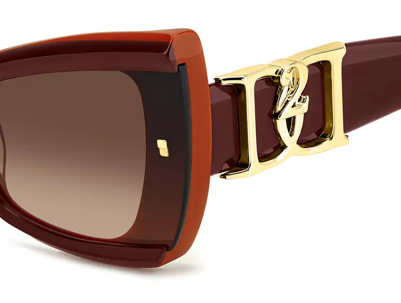 Dsquared2 D2 0170/S 12J/HA Occhiali da sole Marrone Sfumato miniatura 2