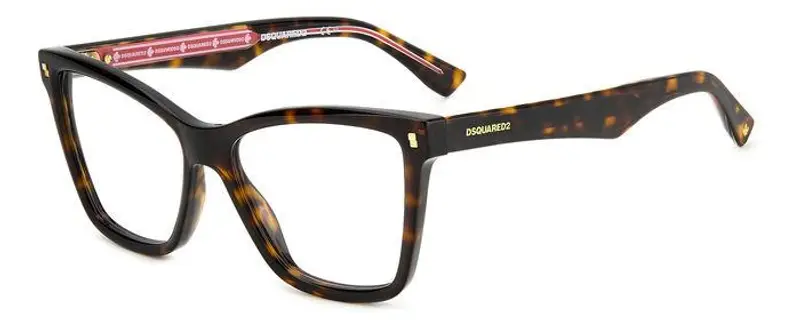 Dsquared2 Donna D2 0059 086 Montature da vista Acetato Havana  Farfalla
