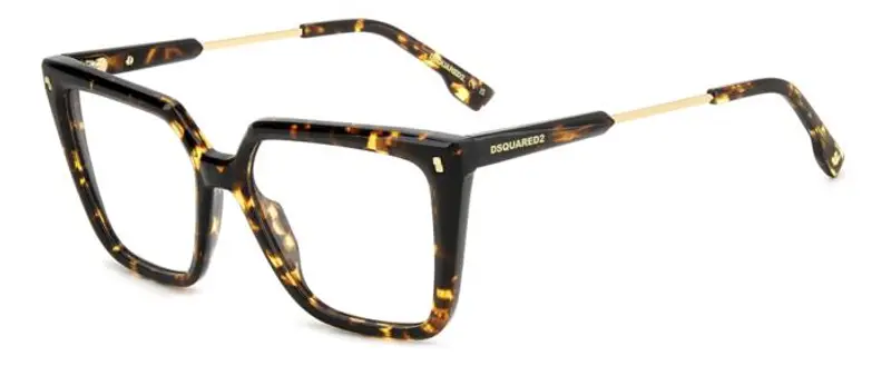 Dsquared2 Donna D2 0136 086 Montature da vista Acetato Havana  Squadrata
