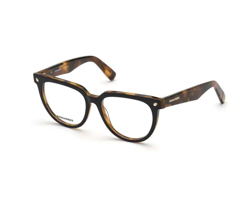 Dsquared2 Donna DQ5327 055 Montature da vista outlet Acetato Havana  Rotonda