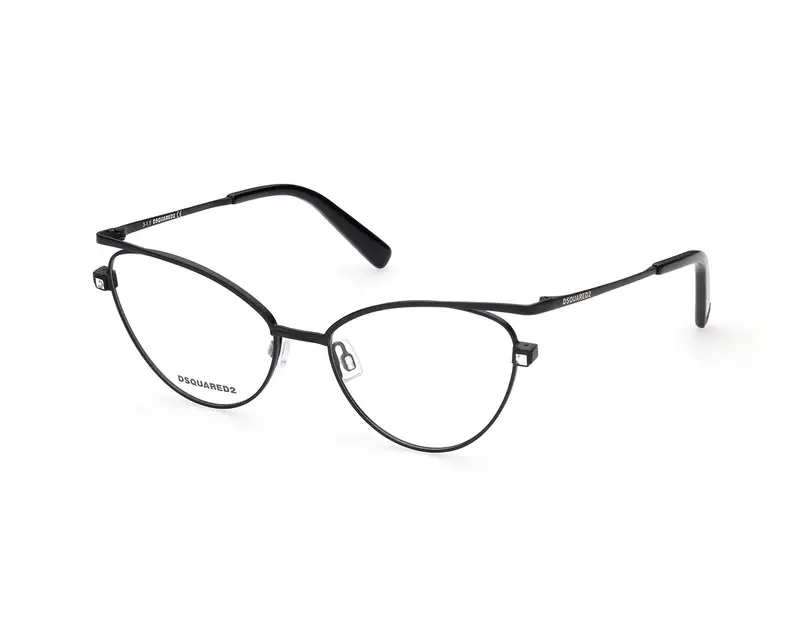 Dsquared2 Donna DQ5333 002 Montature da vista outlet Metallo Nero  Cat Eye