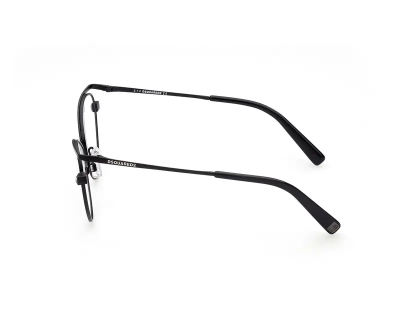 Dsquared2 Donna DQ5333 002 Montature da vista outlet Metallo Nero Cat Eye miniatura 2