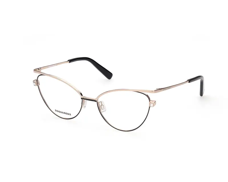 Dsquared2 Donna DQ5333 028 Montature da vista outlet Metallo Oro  Cat Eye