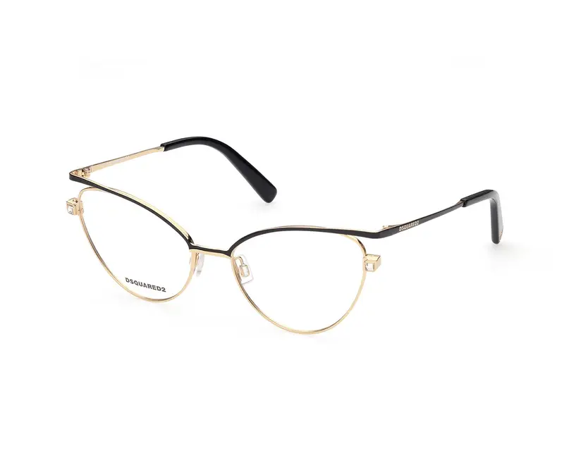 Dsquared2 Donna DQ5333 032 Montature da vista outlet Metallo Oro  Cat Eye