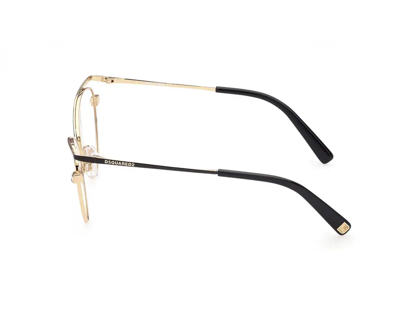 Dsquared2 Donna DQ5333 032 Montature da vista outlet Metallo Oro Cat Eye miniatura 2