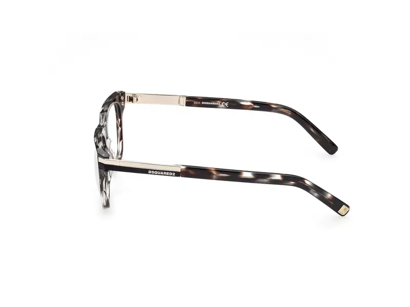 Dsquared2 Donna DQ5345 050 Montature da vista outlet Acetato Marrone Squadrata miniatura 2