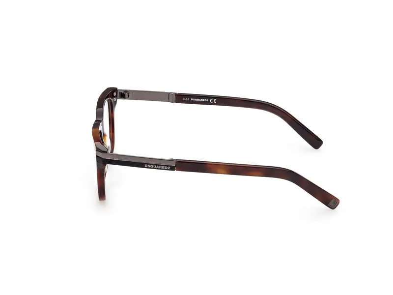 Dsquared2 Donna DQ5345 052 Montature da vista outlet Acetato Havana Squadrata miniatura 2