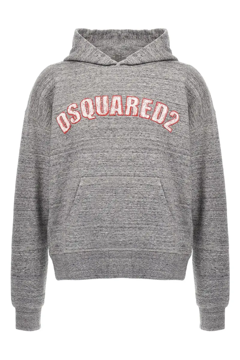 Felpa Con Cappuccio Nyc Fit Grigio