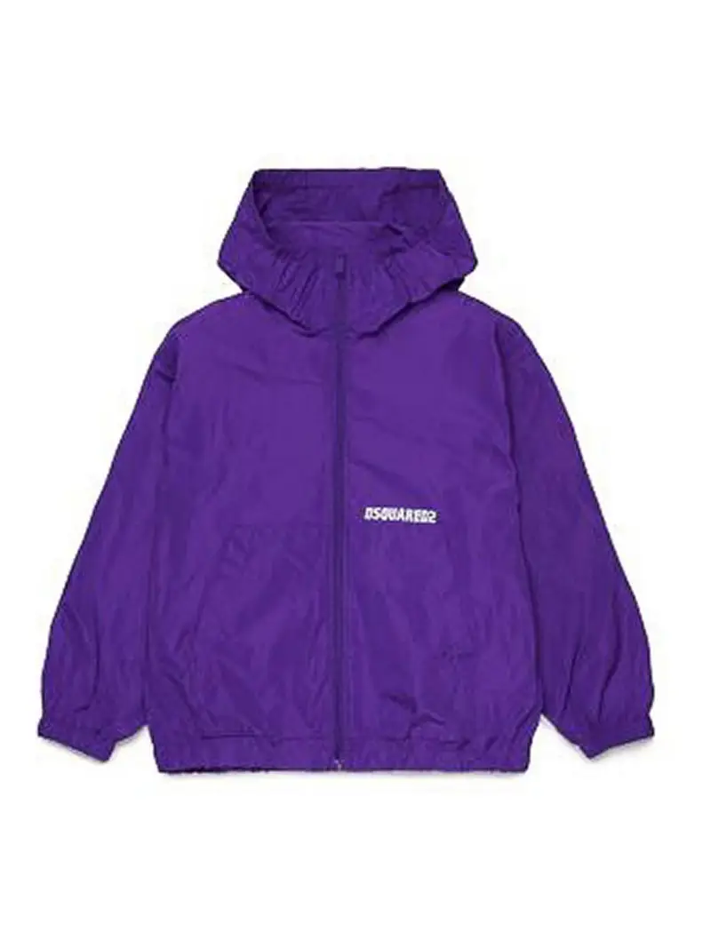 Giubbino Con Logo Viola