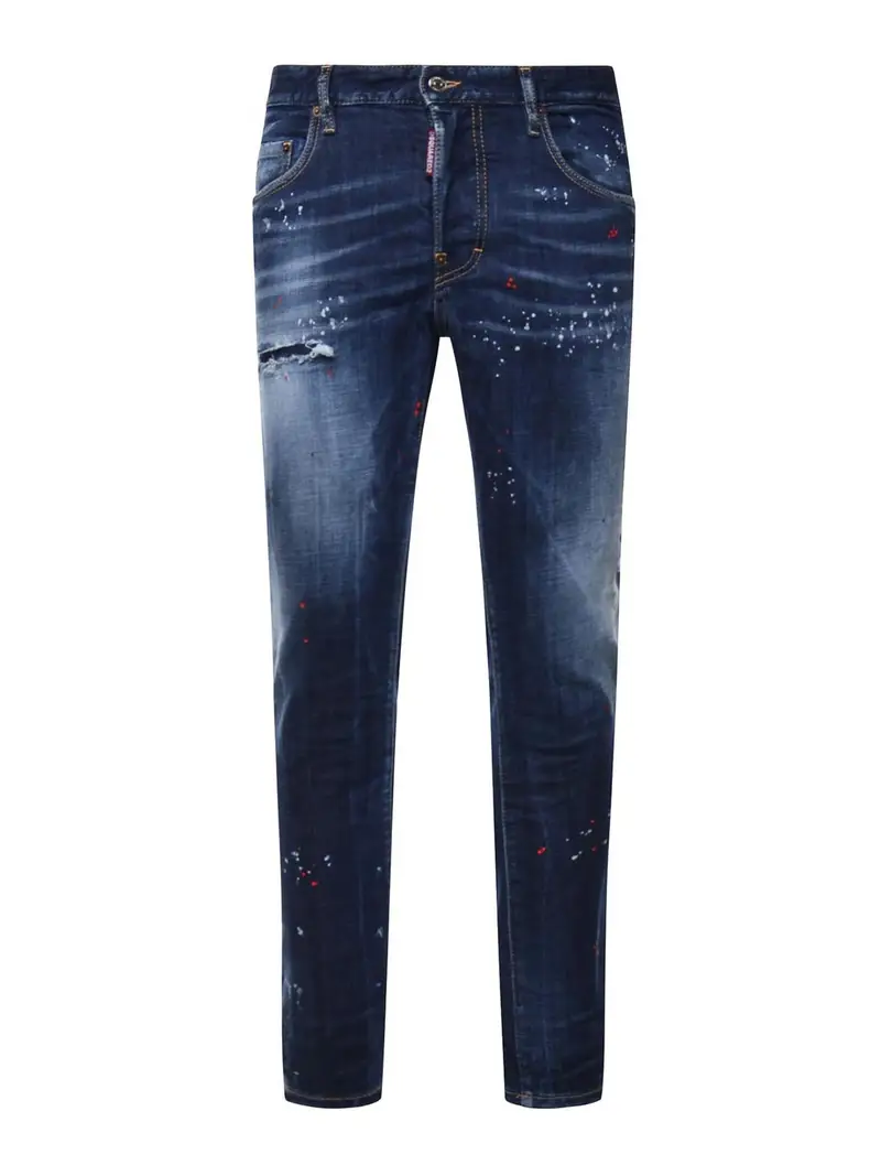 Jeans da pattinatore in denim Blu