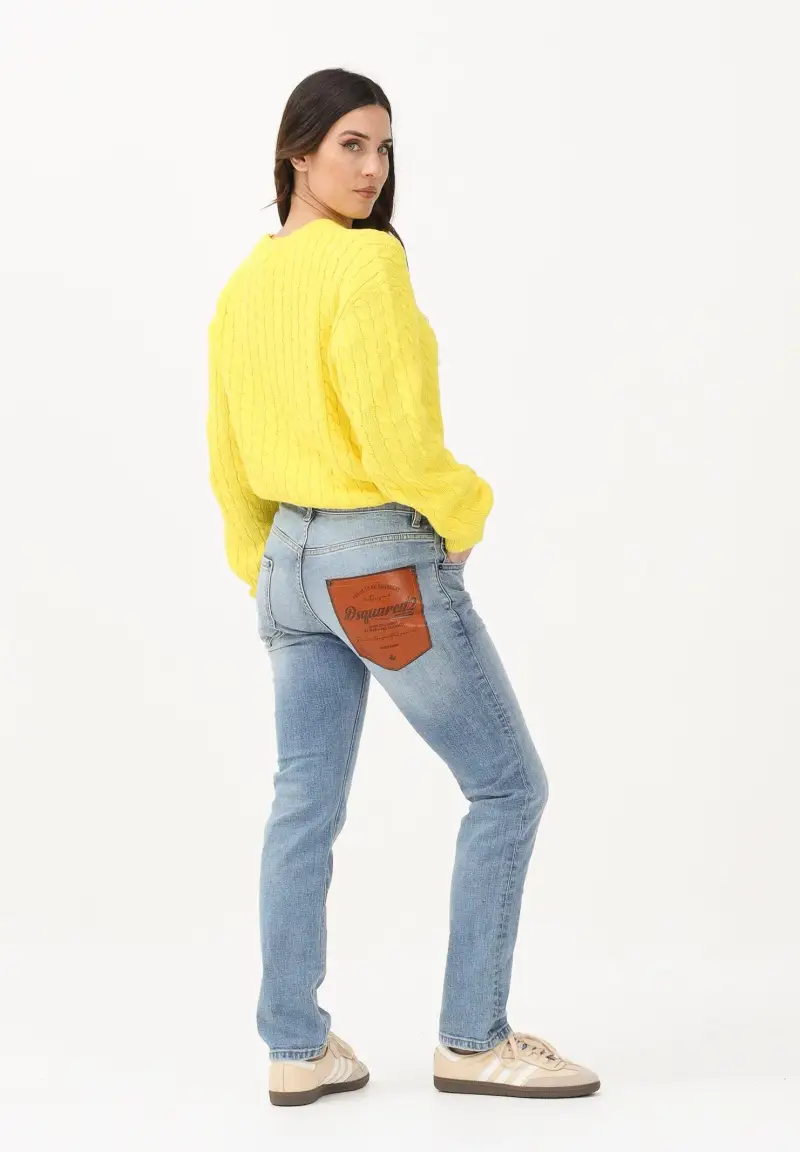 Dsquared2 Jeans Donna Azzurro 4094657 miniatura 2