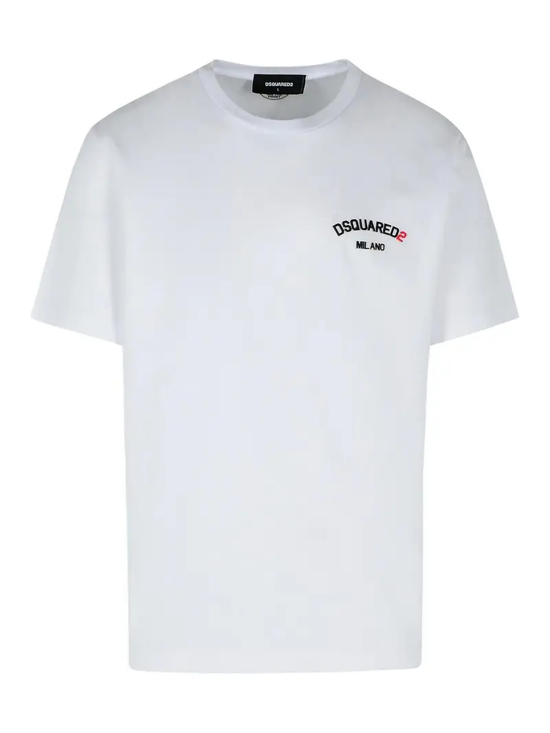 Maglietta in cotone bianco