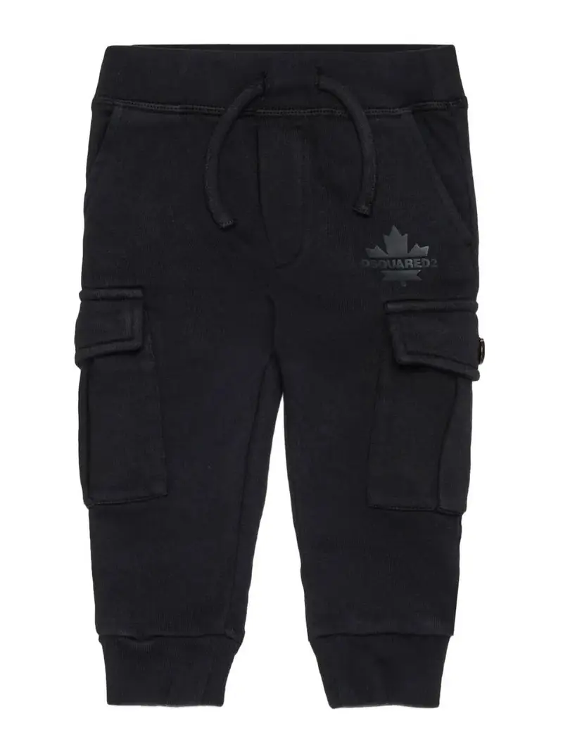 Pantalone Con Logo Nero