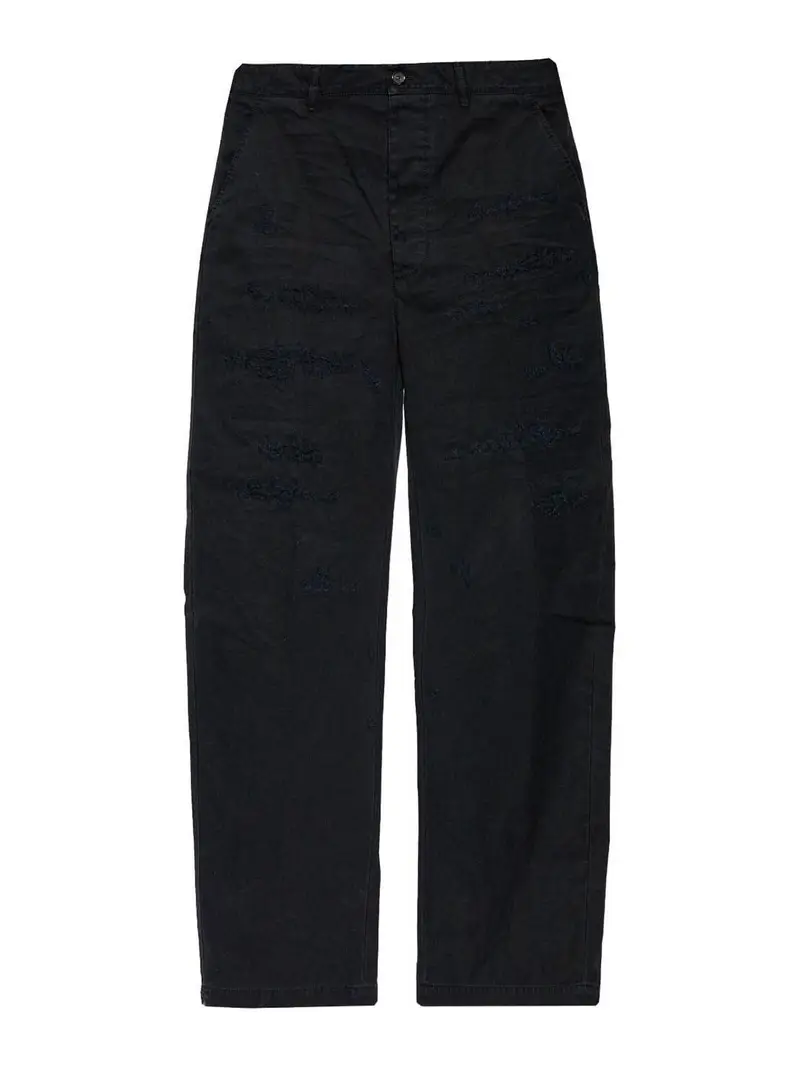 Pantaloni chino strappati Blu