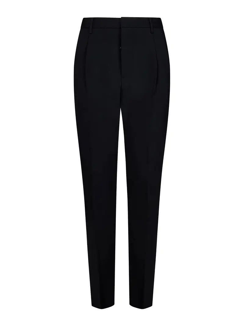 Pantaloni con stampa logo Nero