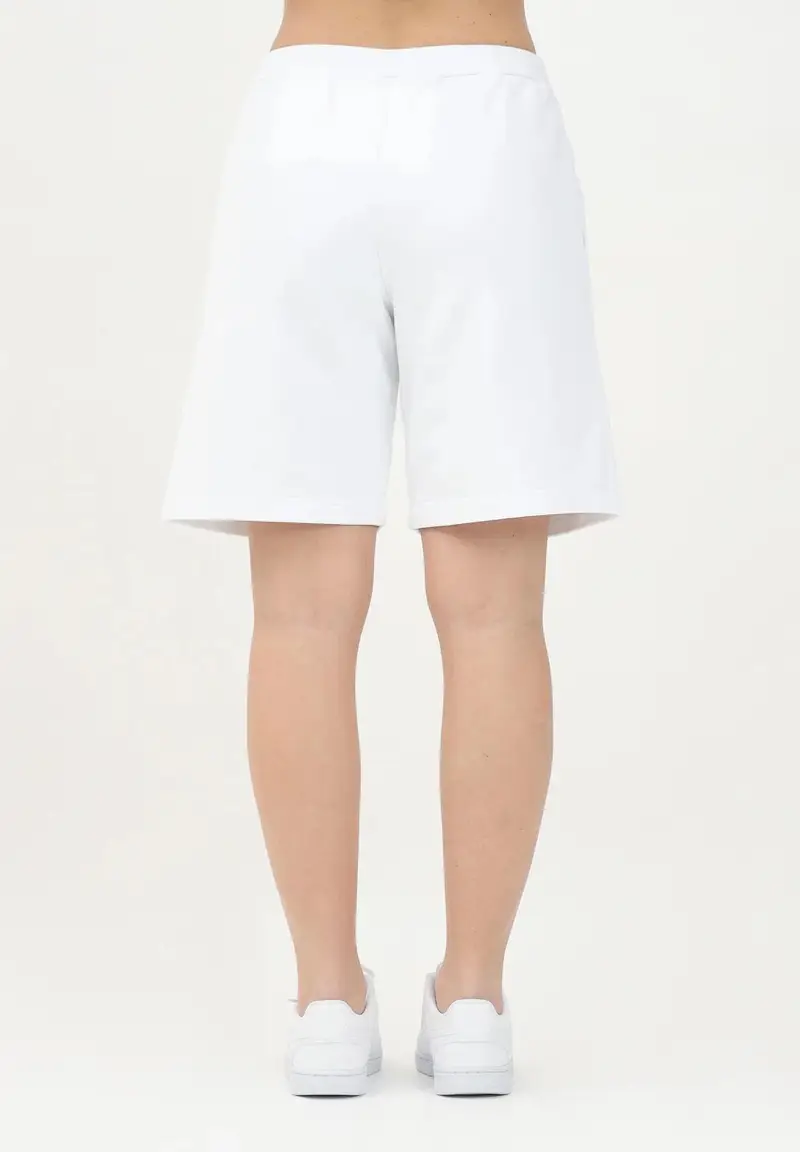 DSQUARED2 Shorts sportivo bianco per donna, ragazzi e bambini con stampa del logo "Invicta Dsquared2" miniatura 2