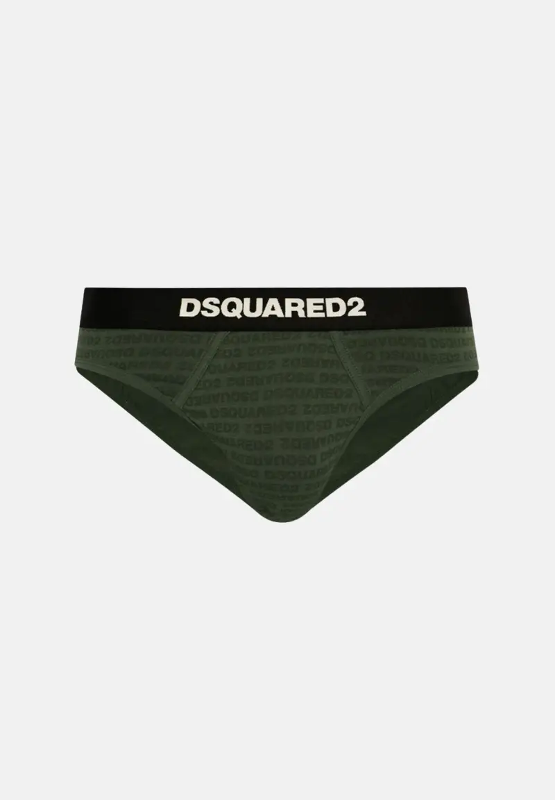 Dsquared2 Slip Uomo Verde 3900838